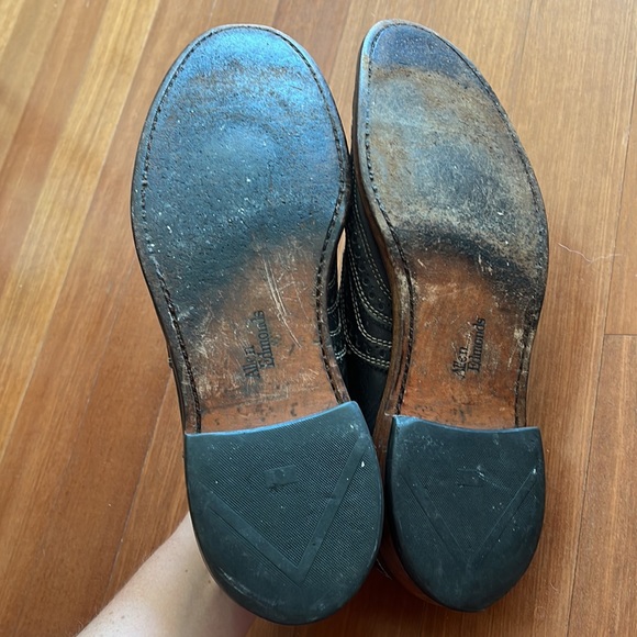 Allen Edmonds Neumok Wingtip Oxford Gray Green - Picture 4 of 6